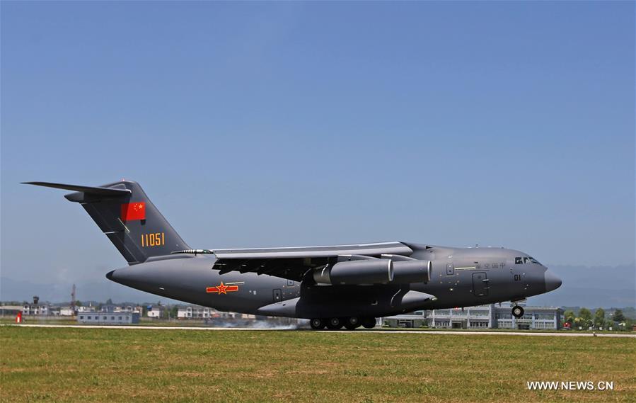 CHINA-Y-20 LARGE FREIGHTER PLANE- MILITARY SERVICE (CN)