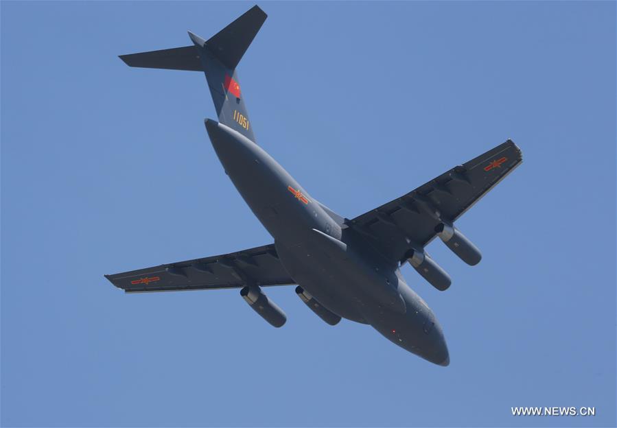 CHINA-Y-20 LARGE FREIGHTER PLANE- MILITARY SERVICE (CN)