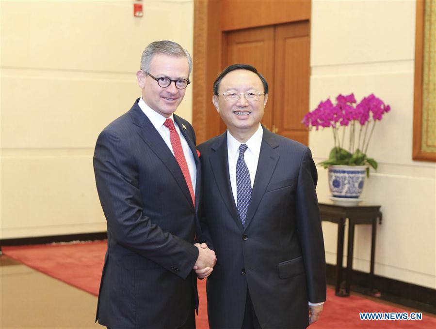 CHINA-BEIJING-YANG JIECHI-COSTA RICA-MEETING (CN)