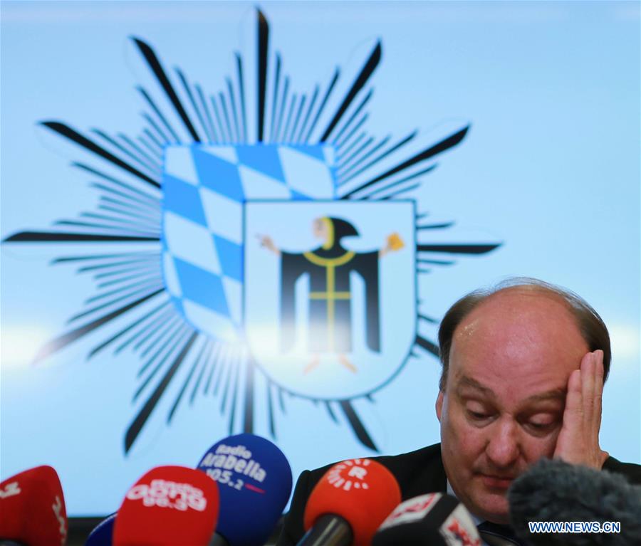 GERMANY-MUNICH-SHOOTING-NEWS CONFERENCE