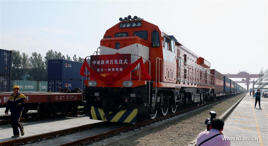 CHINA-KAZAKHSTAN-FREIGHT RAIL ROUTE-LAUNCH (CN) 