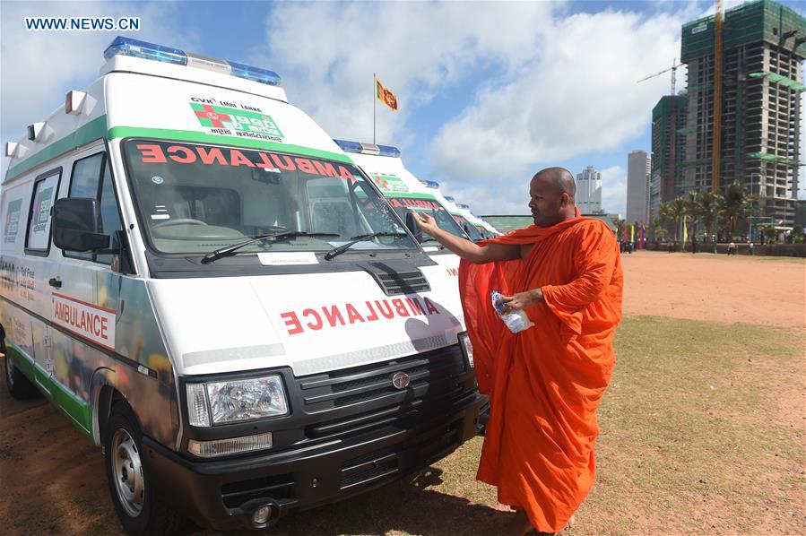 SRI LANKA-COLOMBO-INDIAN AMBULANCE