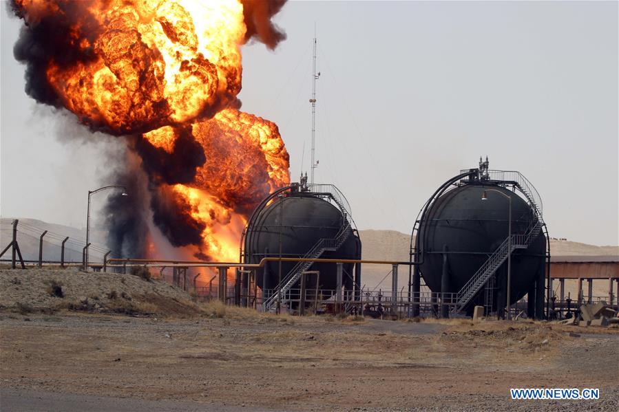 IRAQ-KIRKUK-OIL FIELD-ATTACK