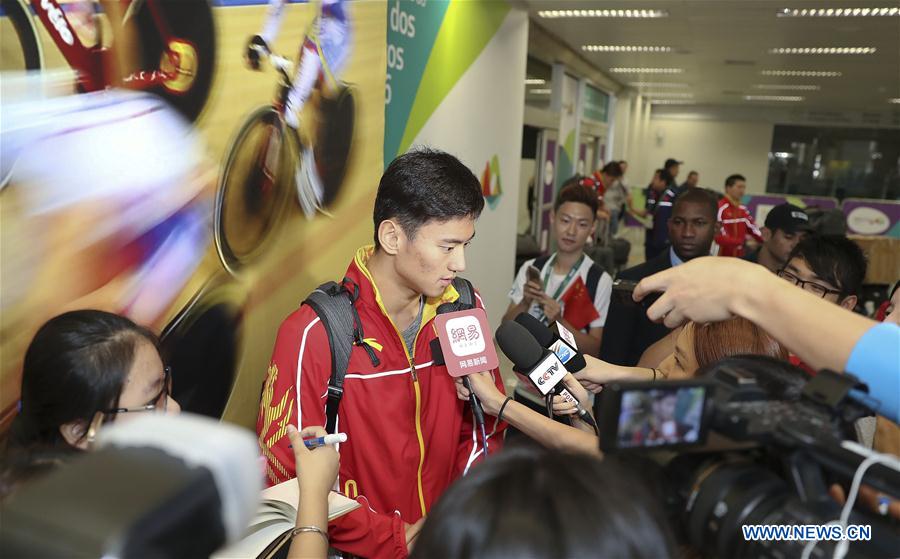 (SP)BRAZIL-RIO DE JANEIRO-OLYMPICS-CHINA SWIMMING TEAM-ARRIVAL