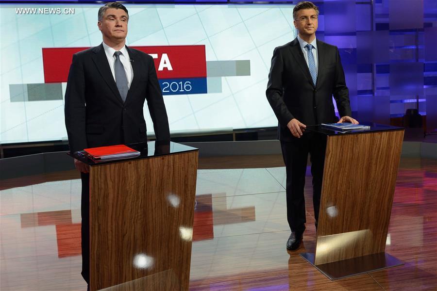 CROATIA-PARLIAMENTARY ELECTIONS-TV DEBATE