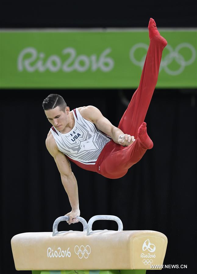 (SP)BRAZIL-RIO DE JANEIRO-OLYMPICS-MEN'S POMMEL HORSE