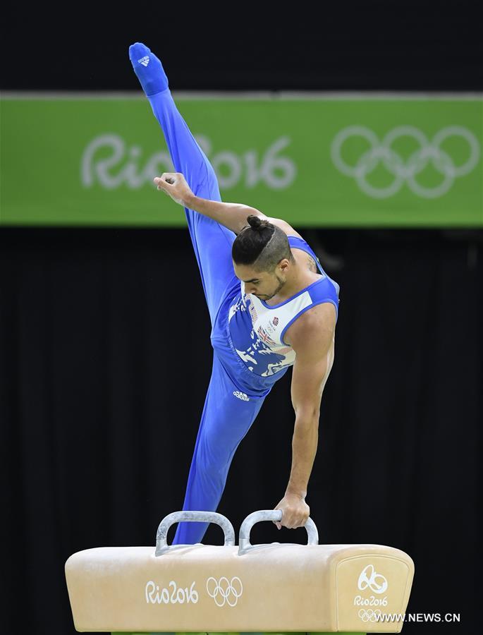 (SP)BRAZIL-RIO DE JANEIRO-OLYMPICS-MEN'S POMMEL HORSE