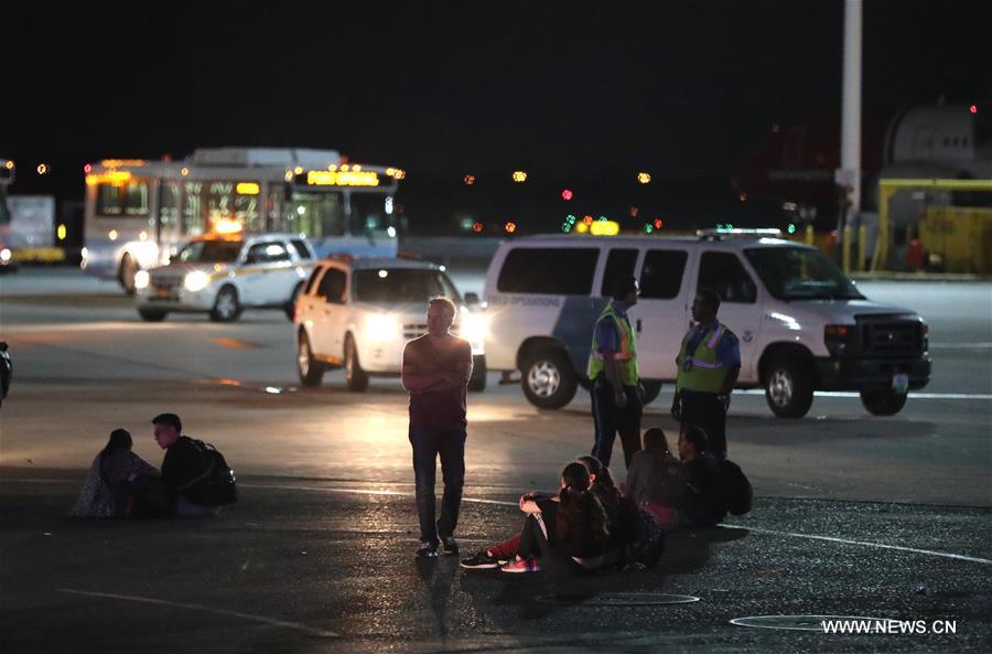 U.S.-NEW YORK-JFK AIRPORT-SHOOTING