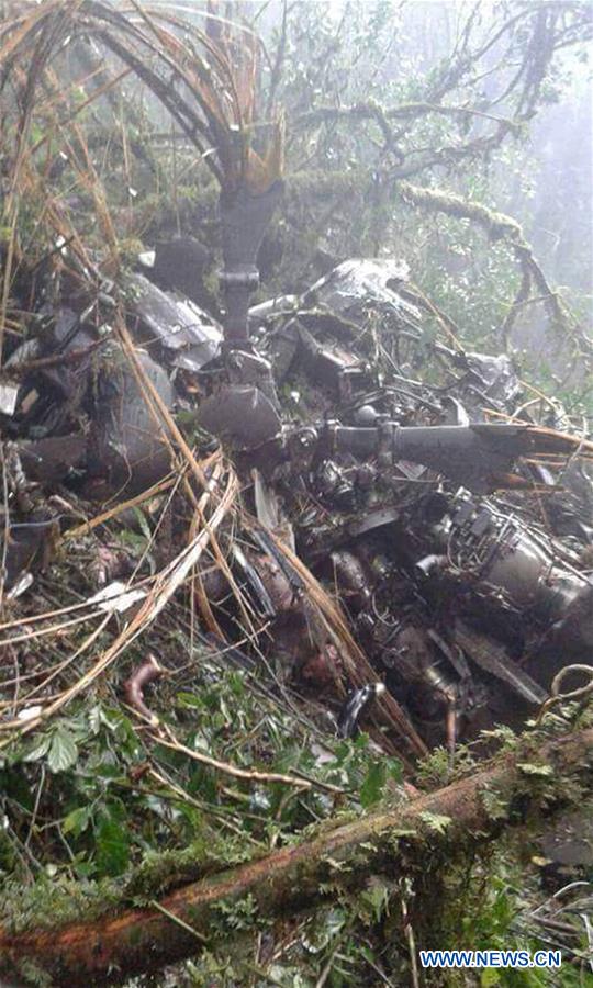 THAILAND-DOI INTHANON NATIONAL PARK-ARMY HELICOPTER-CRASH