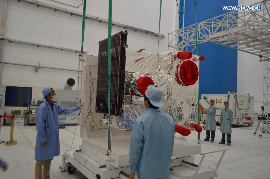 #CHINA-FIRST QUANTUM COMMUNICATION SATELLITE-MICIUS-LAUNCHING-PREPARATIONS (CN*)