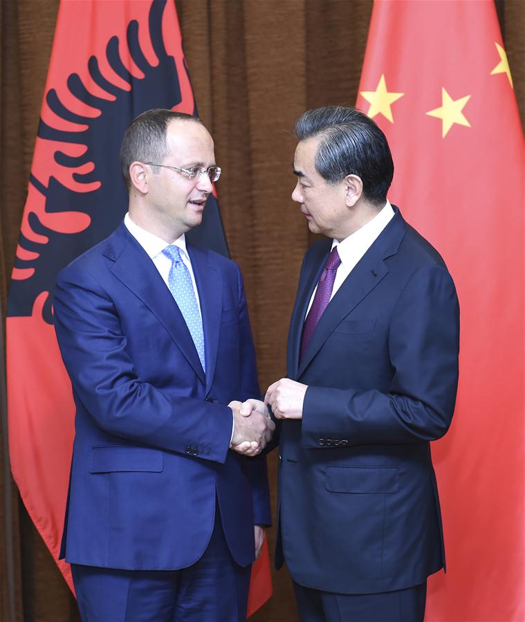 CHINA-BEIJING-ALBANIA-FM-TALKS(CN)
