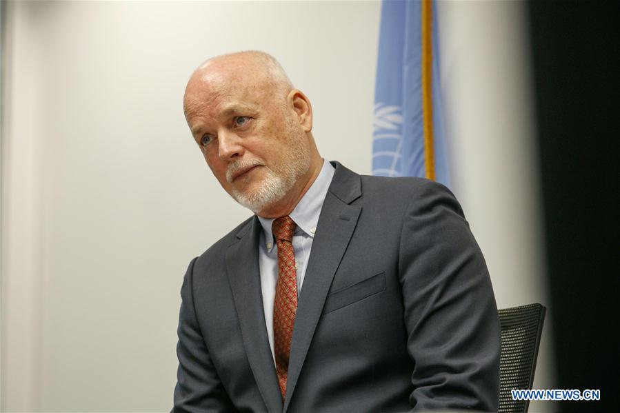 U.S.-NEW YORK-PETER THOMSON-INTERVIEW