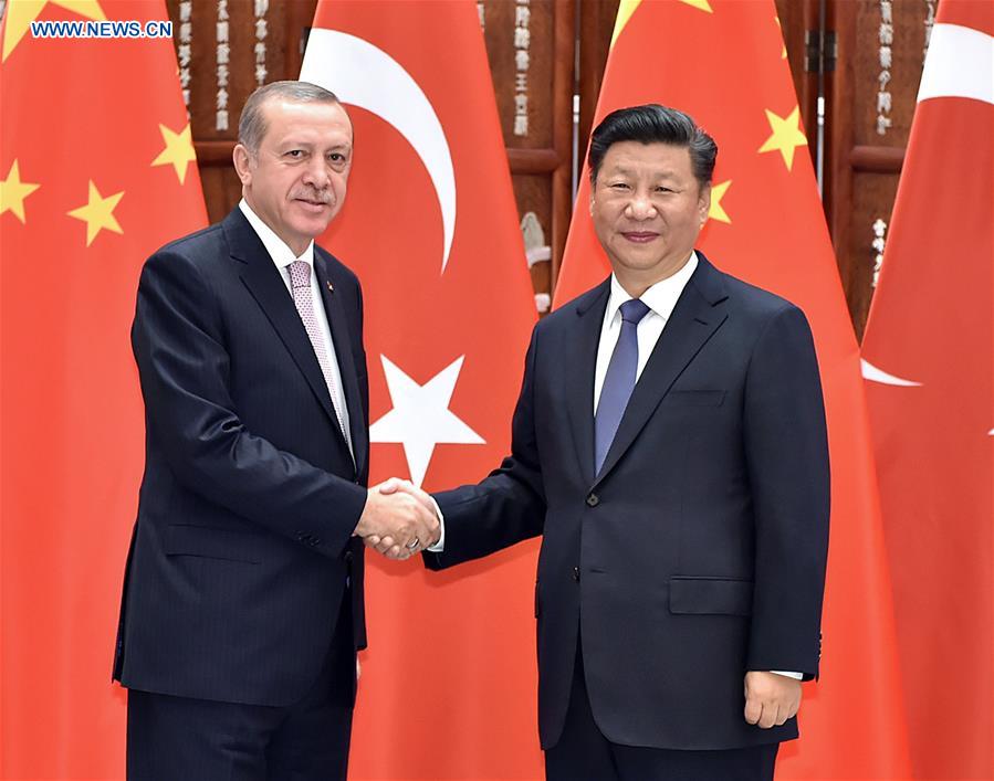 (G20 SUMMIT)CHINA-HANGZHOU-XI JINPING-TURKEY-PRESIDENT-MEETING (CN)