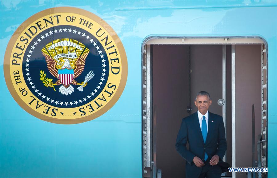 (G20 SUMMIT)CHINA-HANGZHOU-G20-U.S.-OBAMA-ARRIVAL (CN)