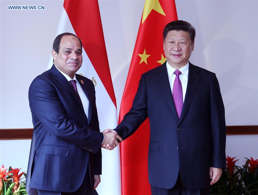 (G20 SUMMIT)CHINA-HANGZHOU-XI JINPING-EGYPTIAN PRESIDENT-MEETING (CN)