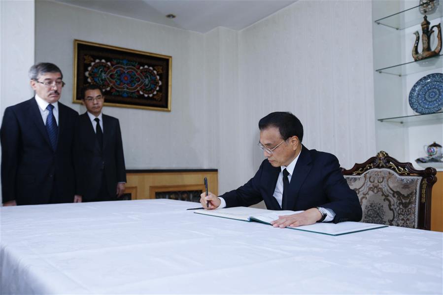 CHINA-BEIJING-LI KEQIANG-UZBEK PRESIDENT-MOURNING(CN)
