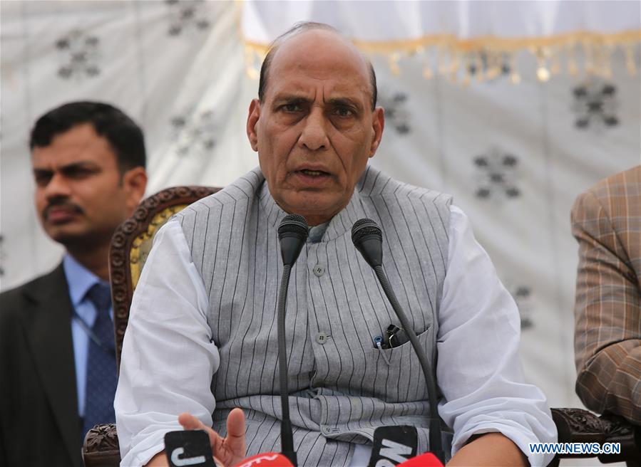 KASHMIR-SRINAGAR-INDIAN HOME MINISTER-PRESS CONFERENCE