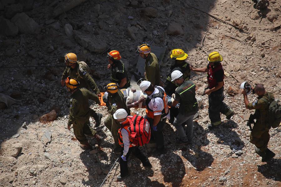 ISRAEL-TEL AVIV-BUILDING COLLAPSE