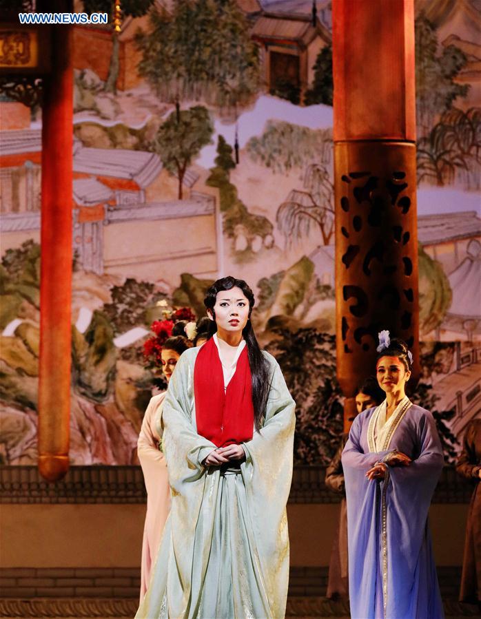 U.S.-SAN FRANCISCO-EPIC CHINESE NOVEL-"DREAM OF THE RED CHAMBER"-OPERA-WORLD DEBUT-REHEARSAL