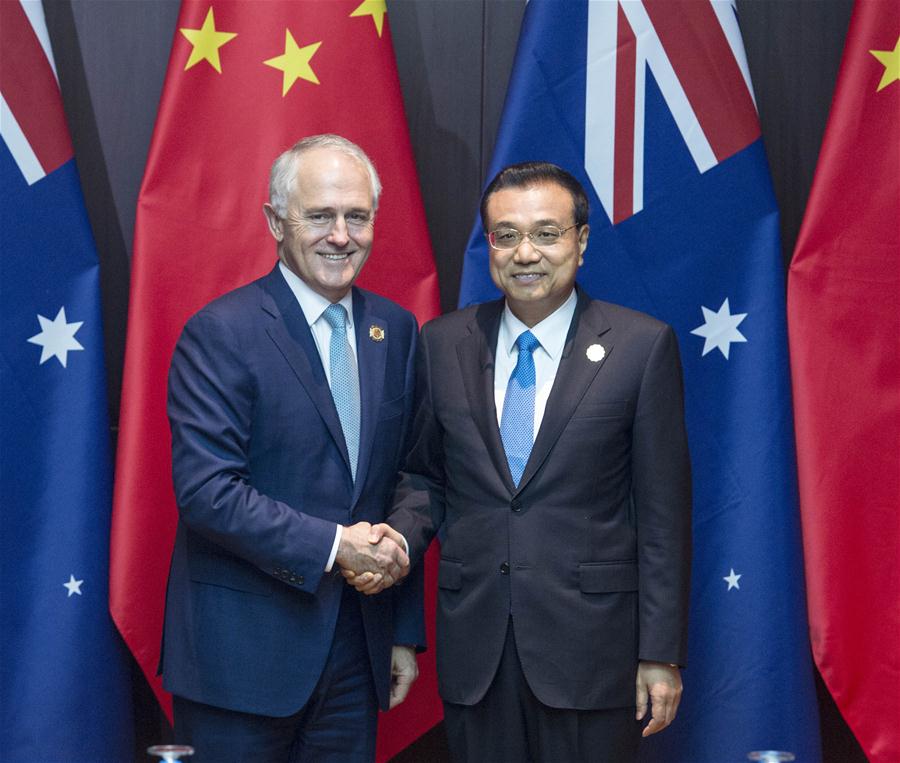 LAOS-CHINA-LI KEQIANG-AUSTRALIA-MEETING