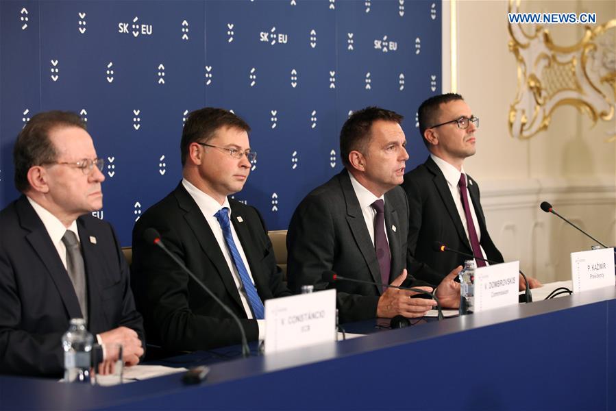 SLOVAKIA-BRATISLAVA-EU-ECONOMIC AND MONETARY UNION