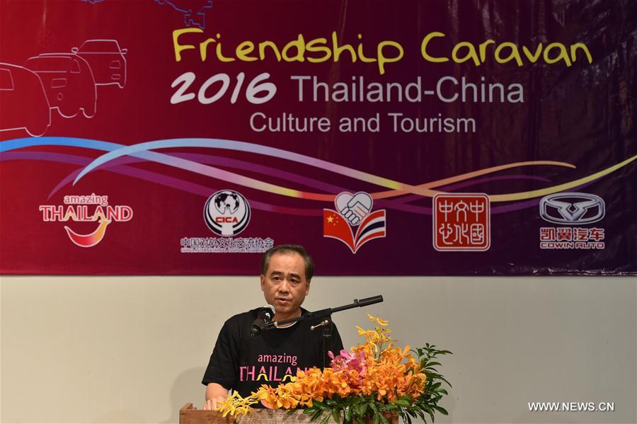 THAILAND-CHINA-CARAVAN-ARRIVAL 
