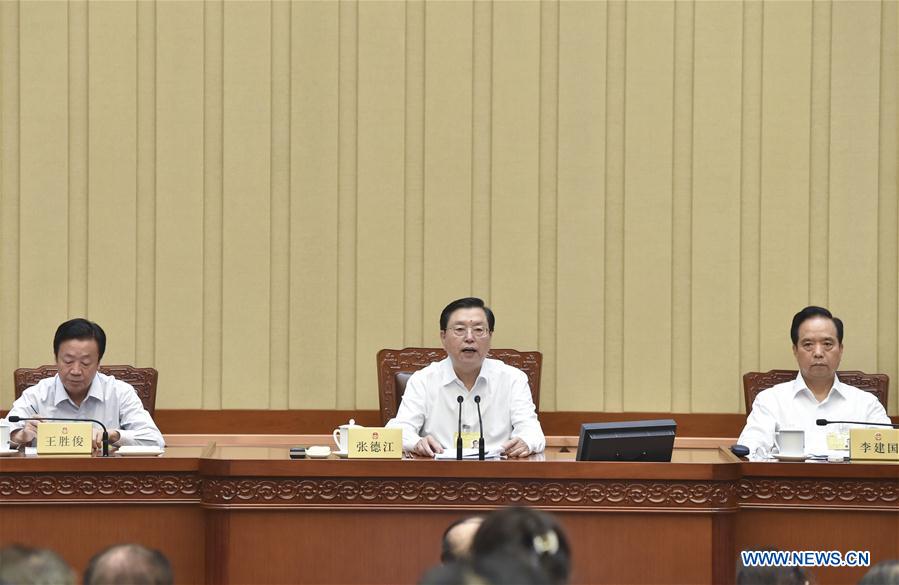 CHINA-BEIJING-ZHANG DEJIANG-NPC-MEETING (CN)