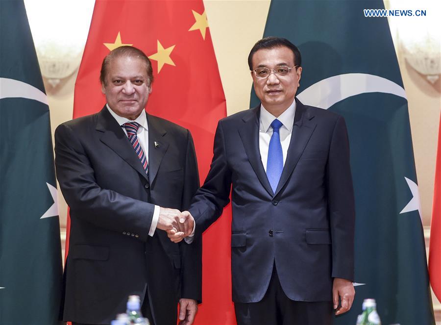 U.S.-NEW YORK-CHINESE PREMIER-PAKISTANI PM-MEETING