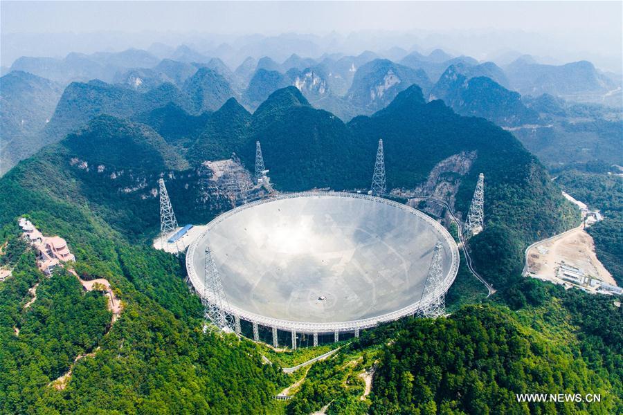 [XinhuaInsight]CHINA-GUIZHOU-FAST-RADIO TELESCOPE-COMPLETION (CN)