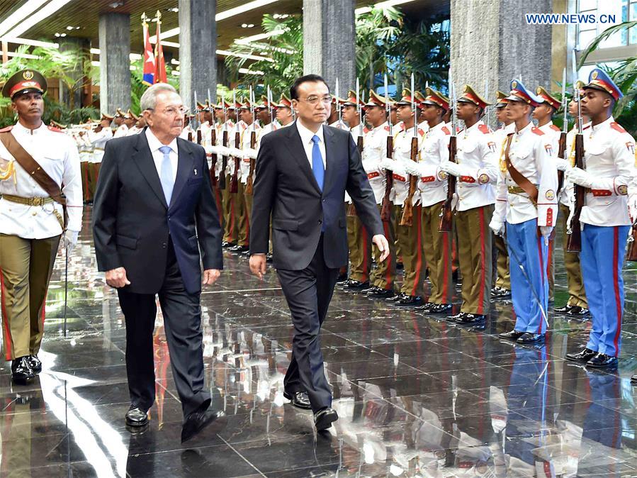 CUBA-HAVANA-CHINESE PREMIER-TALKS