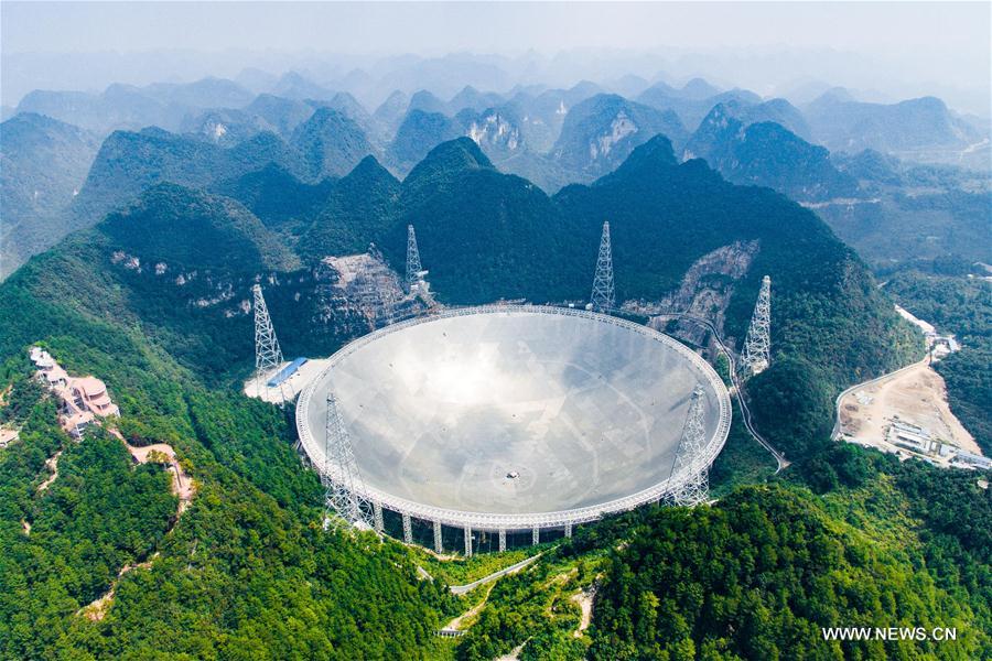 [XinhuaInsight]CHINA-GUIZHOU-FAST-RADIO TELESCOPE-COMPLETION (CN)