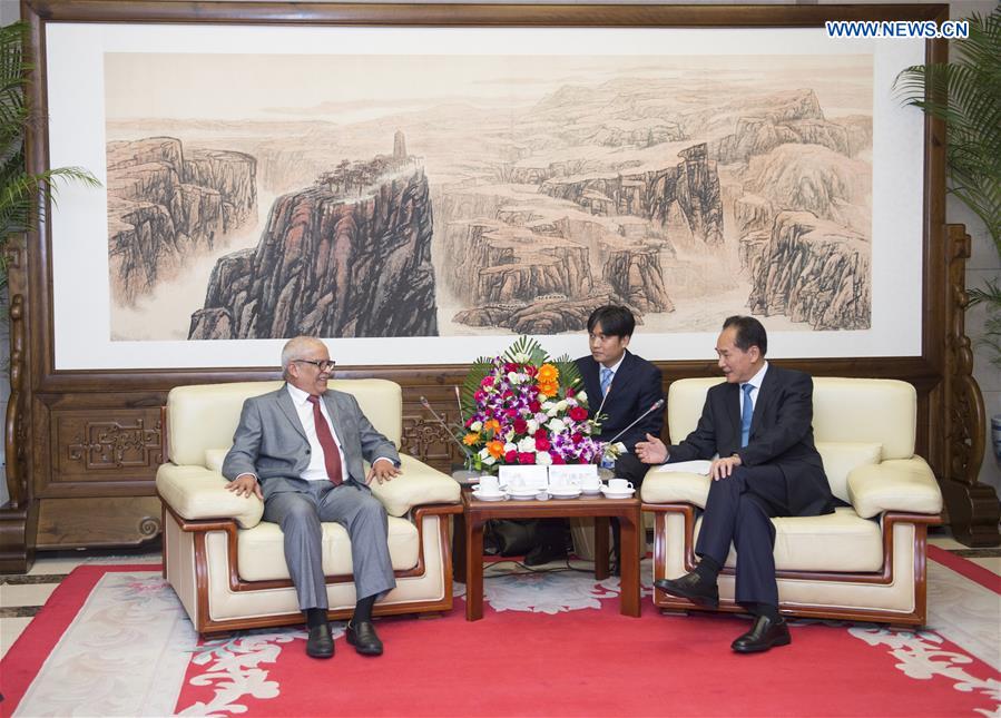 CHINA-BEIJING-CAI MINGZHAO-QATAR-MEETING (CN)