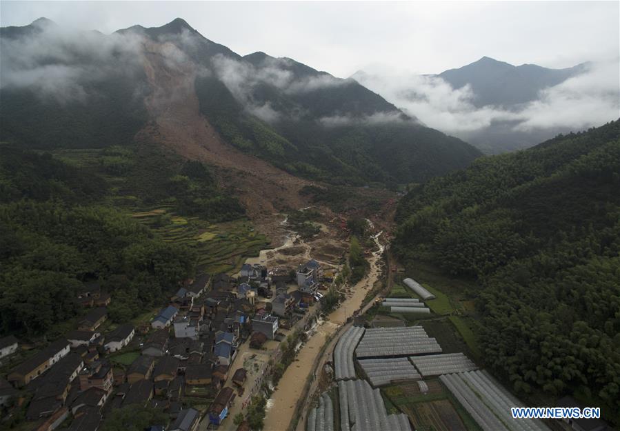 CHINA-ZHEJIANG-LANDSLIDES-RESCUE (CN)