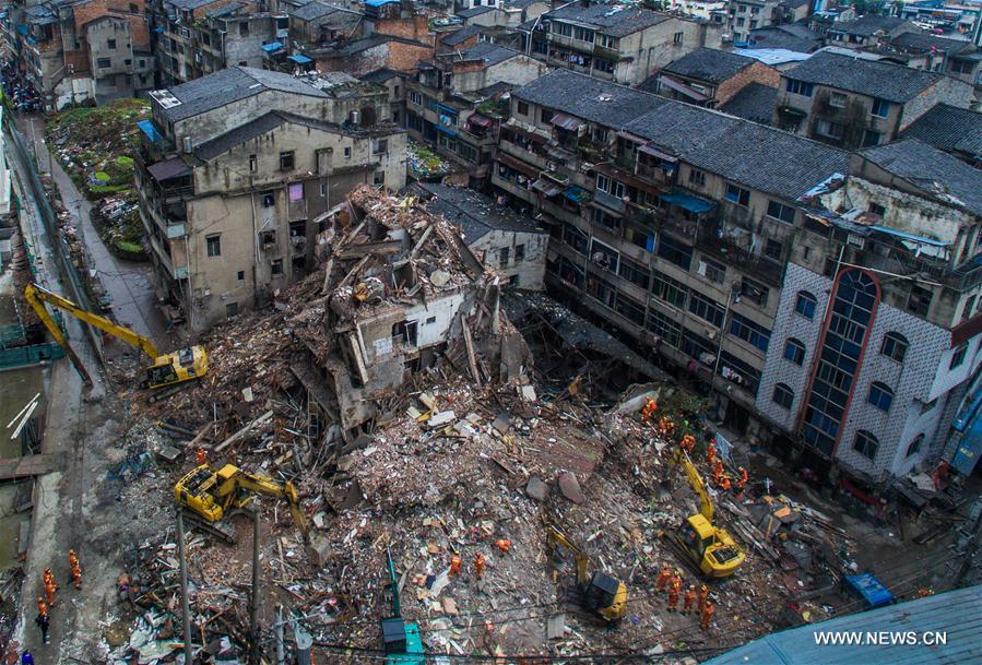 CHINA-ZHEJIANG-WENZHOU-COLLAPSE ACCIDENT (CN)