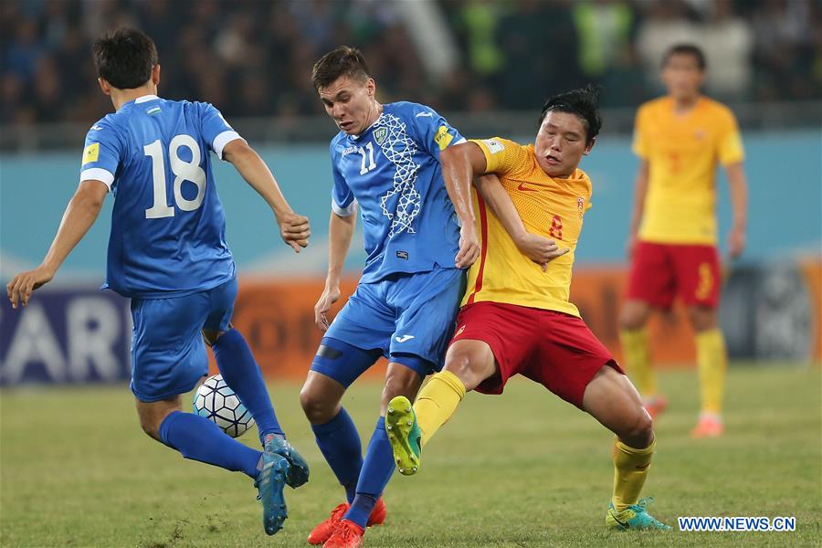 (SP)UZBEKISTAN-TASHKENT-FIFA-WORLD CUP 2018-QUALIFYING MATCH-CHINA VS UZBEKISTAN