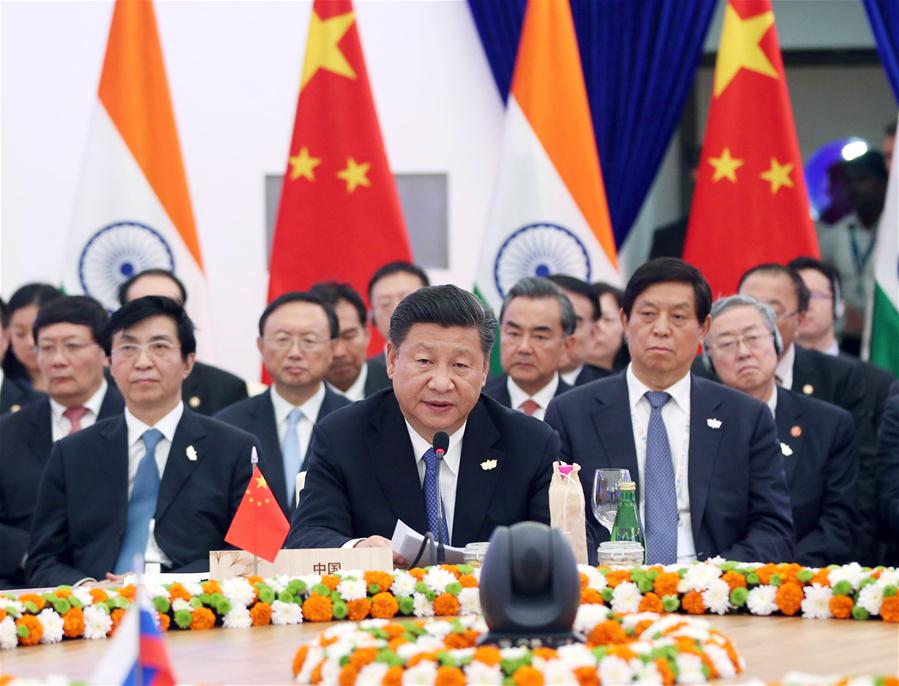 INDIA-GOA-CHINA-BRICS SUMMIT-XI JINPING-SPEECH