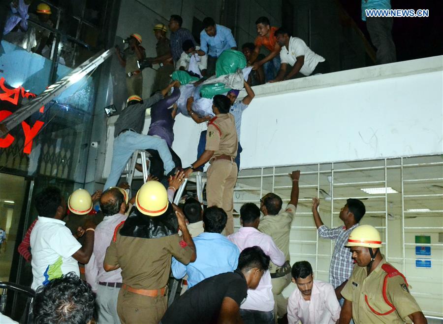 INDIA-BHUBANESWAR-HOSPITAL-FIRE
