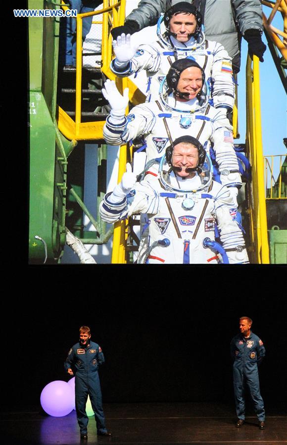 BRITAIN-EDINBURGH-ASTRONAUTS-TOUR