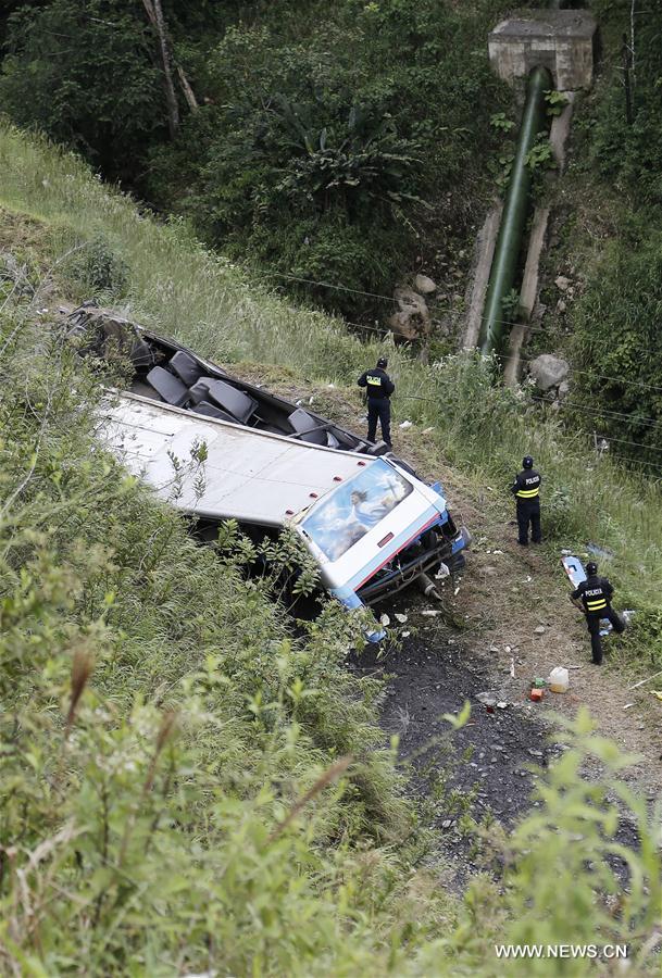 COSTA RICA-CINCHONA-ACCIDENT-BUS