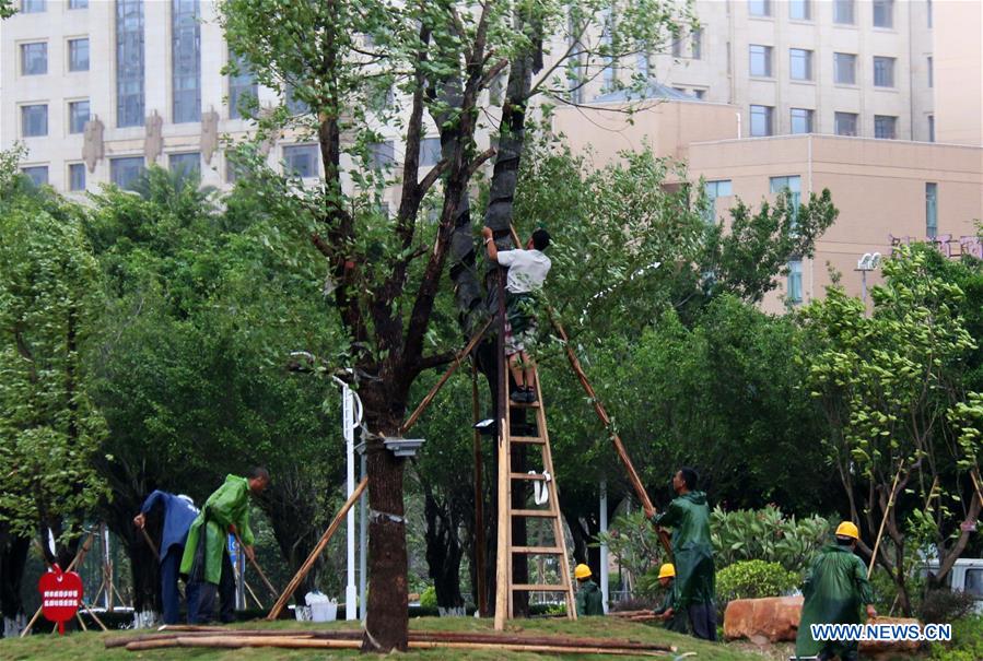 CHINA-SHANTOU-TYPHOON HAIMA-LANDFALL (CN)