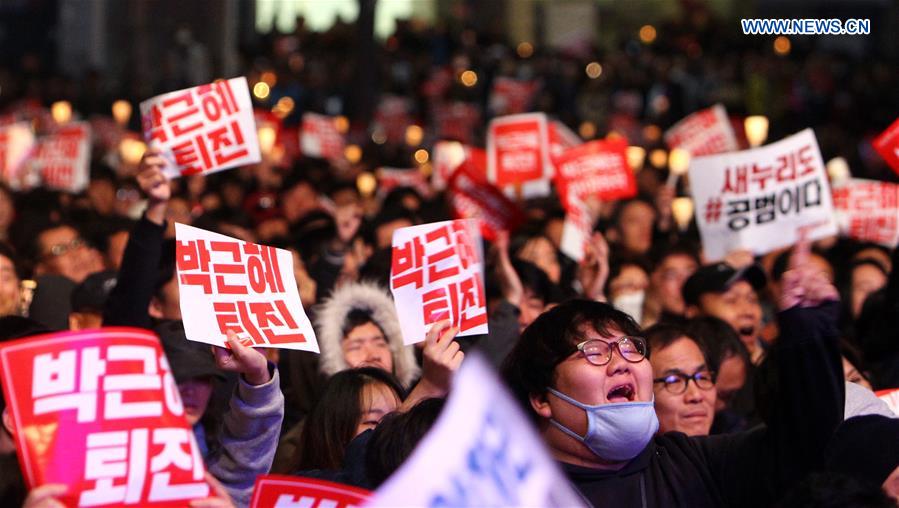 SOUTH KOREA-SEOUL-PRESIDENT-RALLY