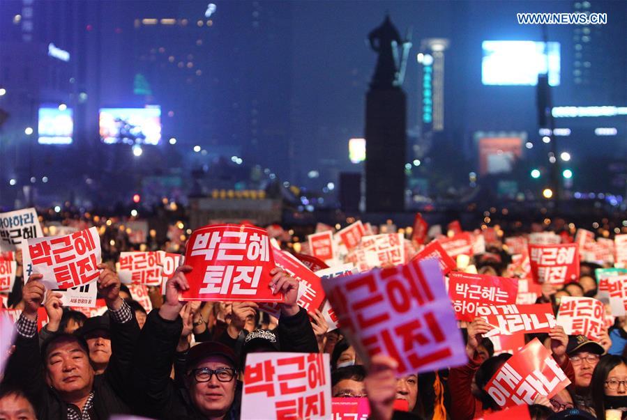 SOUTH KOREA-SEOUL-PRESIDENT-RALLY
