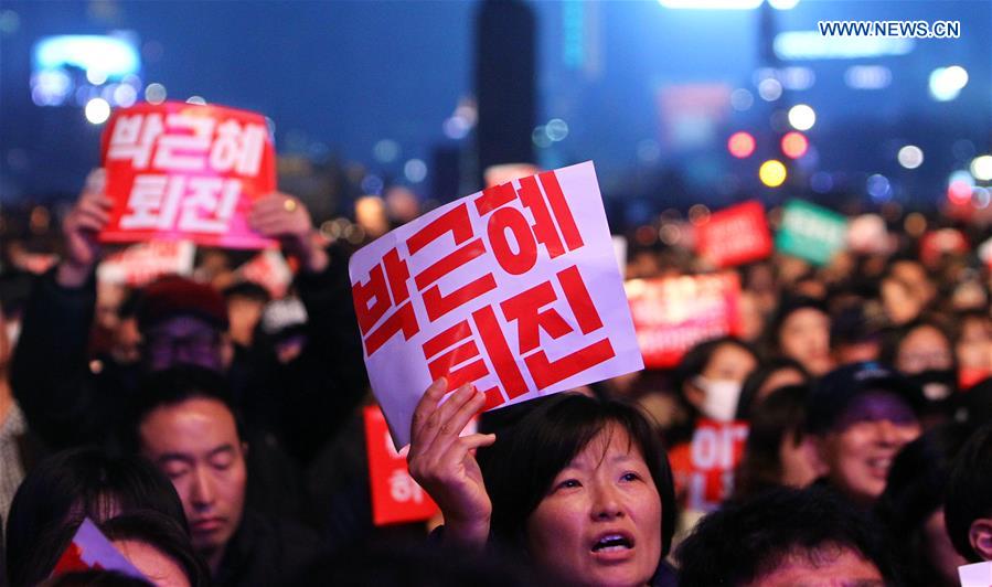 SOUTH KOREA-SEOUL-PRESIDENT-RALLY