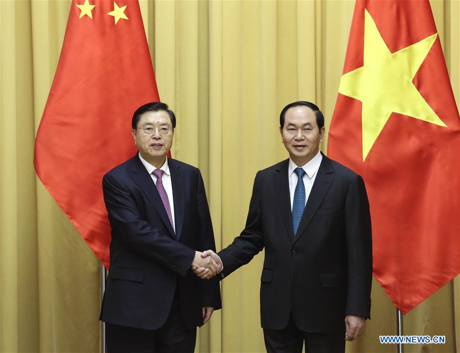 VIETNAM-CHINA-ZHANG DEJIANG-VISIT