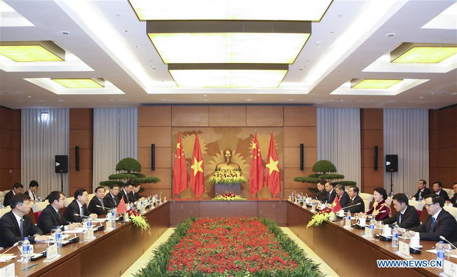 VIETNAM-CHINA-ZHANG DEJIANG-VISIT