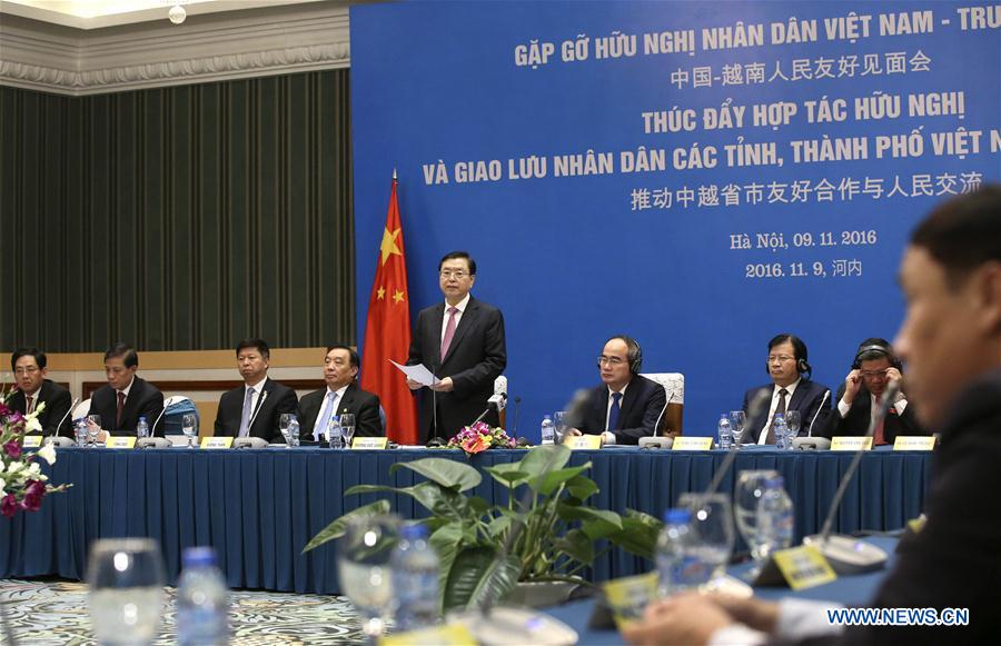 VIETNAM-CHINA-ZHANG DEJIANG-VISIT