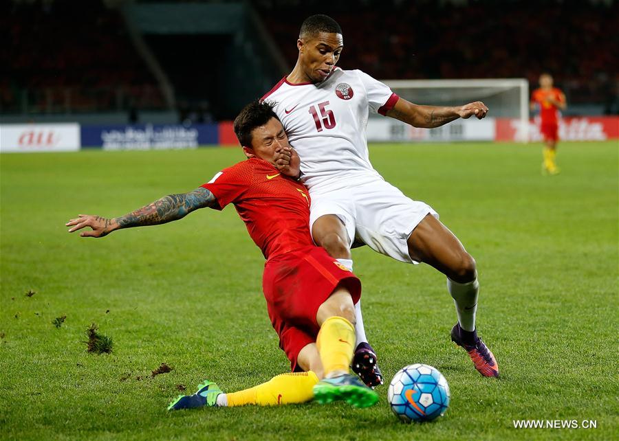 (SP)CHINA-KUNMING-SOCCER-FIFA WORLD CUP-ASIAN QUALIFIERS-CHN VS QAR(CN)
