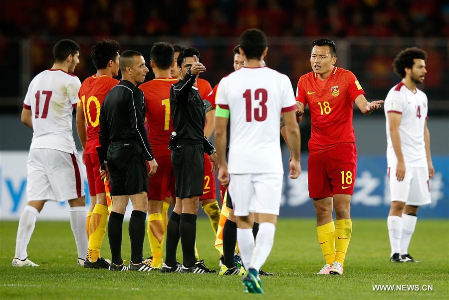(SP)CHINA-KUNMING-SOCCER-FIFA WORLD CUP-ASIAN QUALIFIERS-CHN VS QAR(CN)