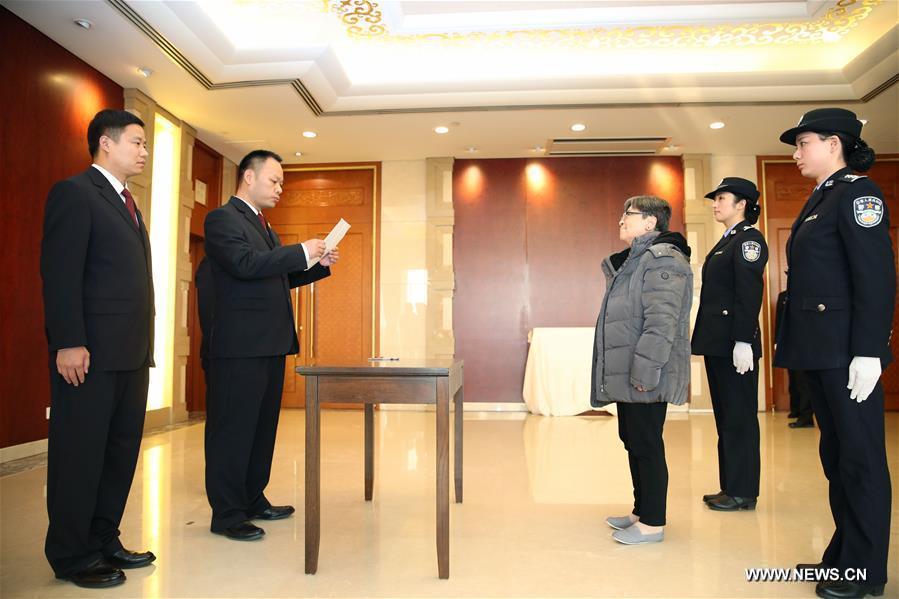 CHINA-BEIJING-"RED NOTICE" FUGITIVE-YANG XIUZHU-RETURN (CN)