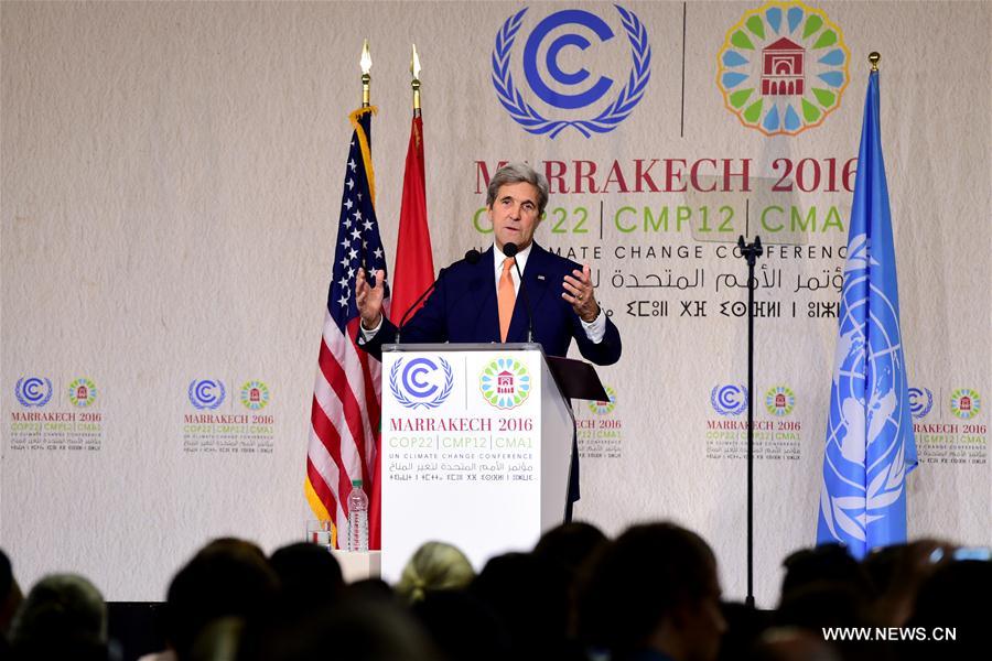 MOROCCO-MARRAKECH-COP 22-U.S.-JOHN KERRY